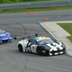 Martin Fuentes’ Scuderia Corsa Ferrari 458 Italia GT3 leads James Sofronas’ GMG Rading Porsche 911 GT3 R